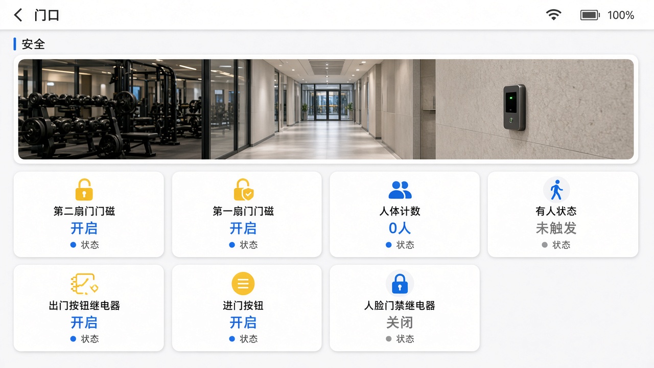 远程值守门口监控与设备状态