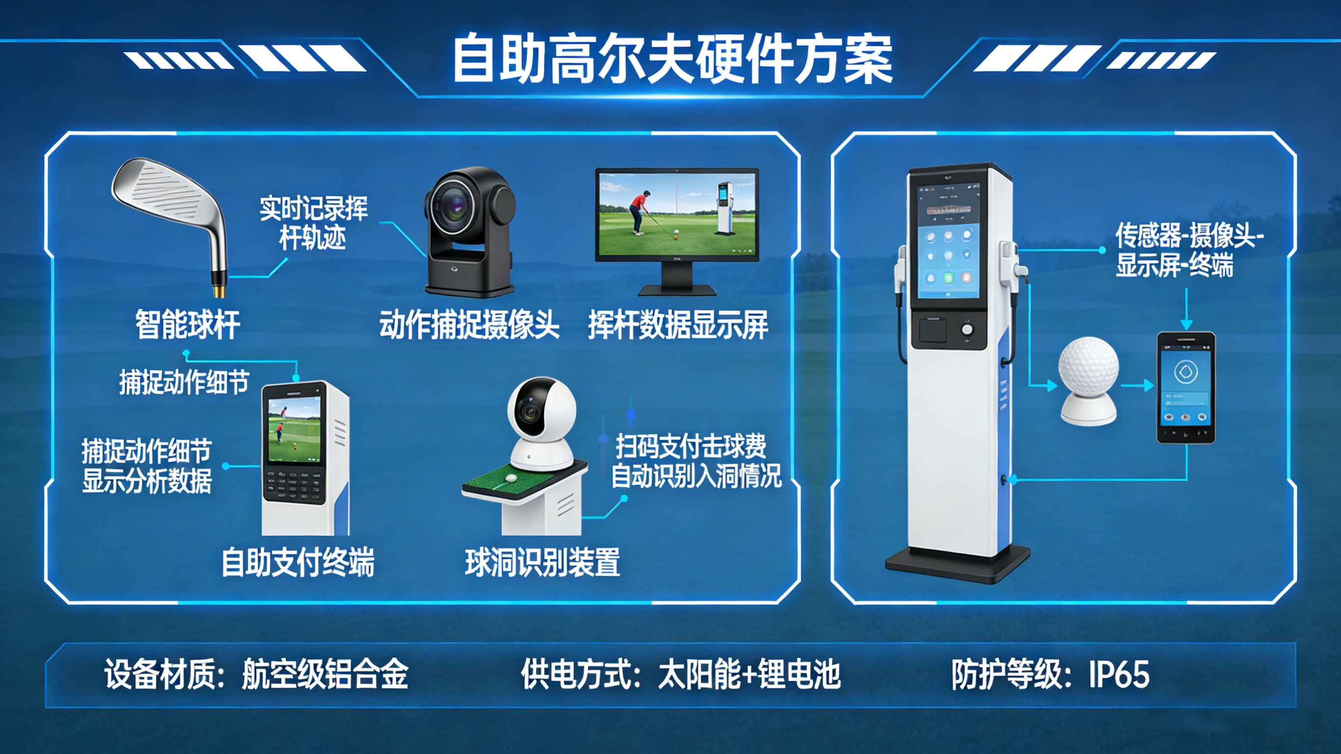 高尔夫方案硬件器械一