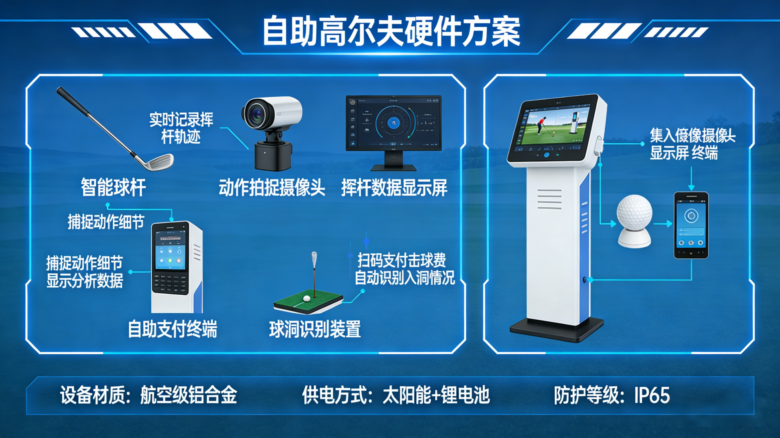 高尔夫方案硬件器械二
