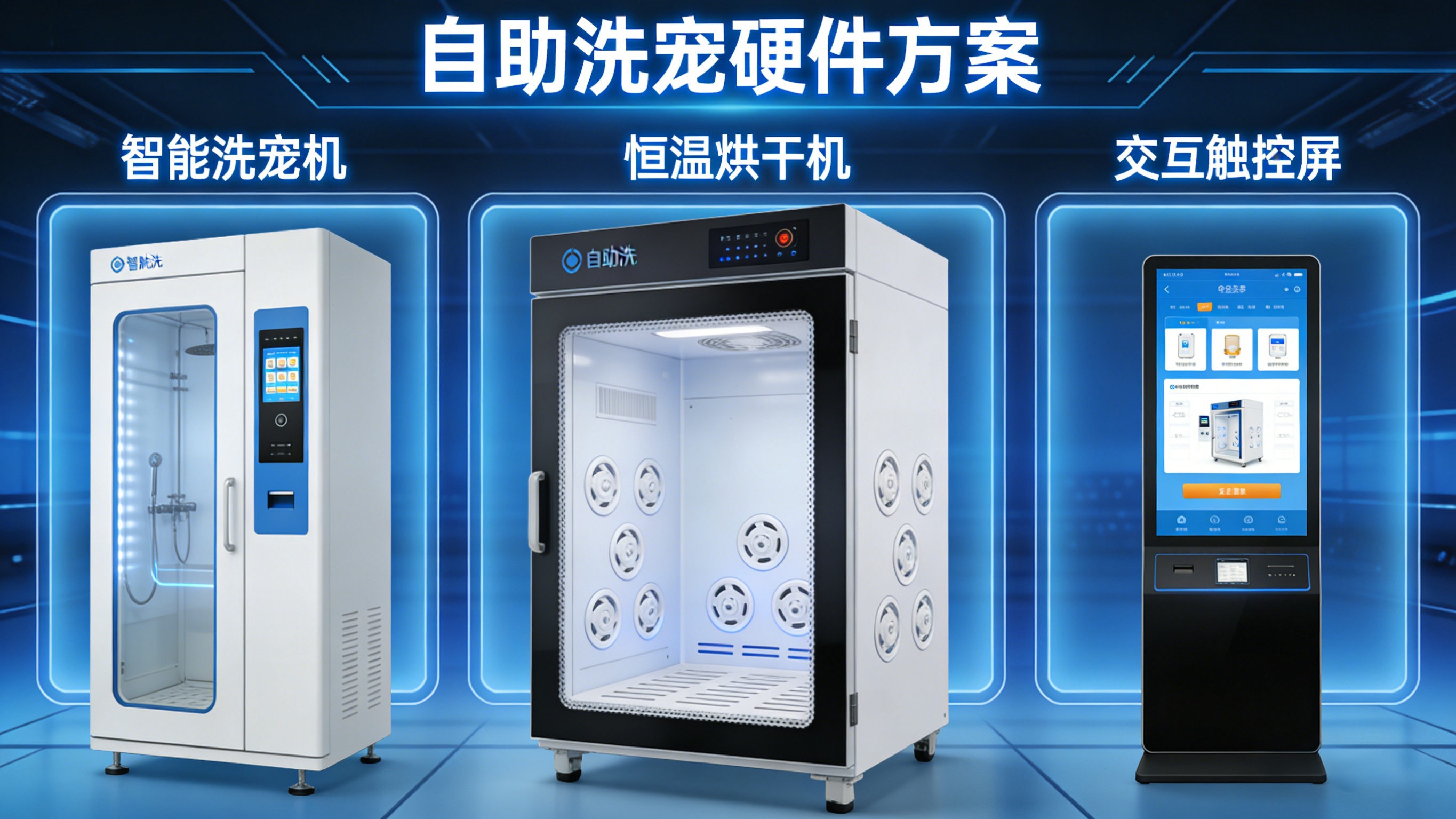 自助洗宠站点传感与播报