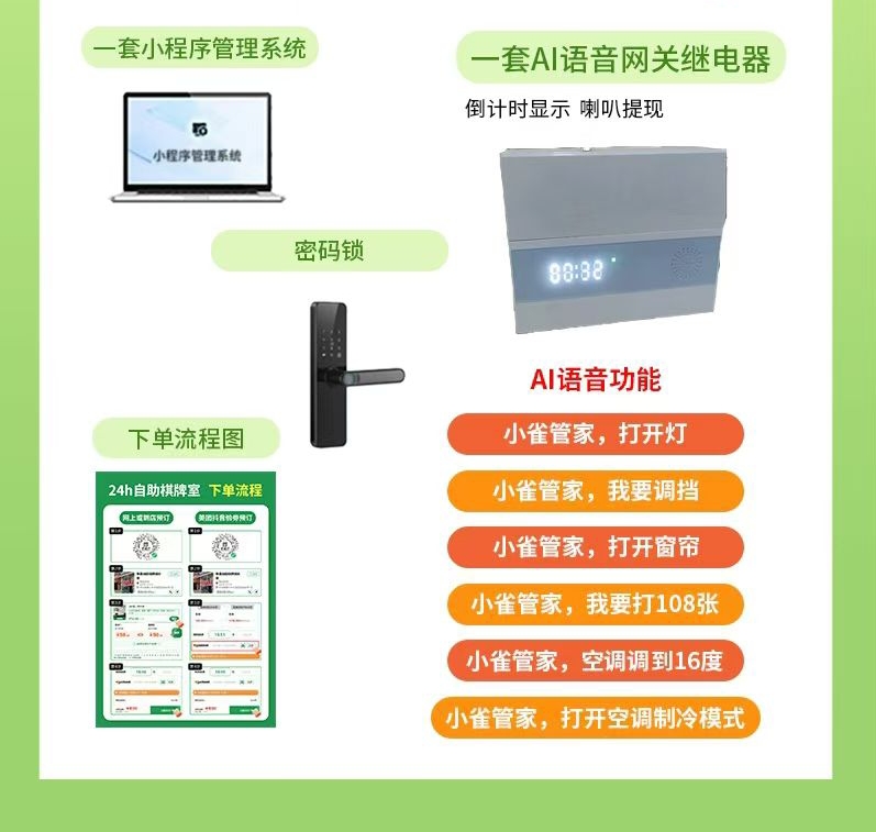 茶室传感播报器械